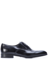 Мужская черная кожаная обувь от Salvatore Ferragamo