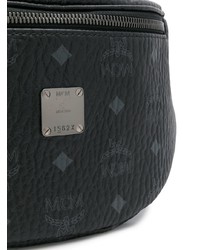 Черная кожаная поясная сумка от MCM