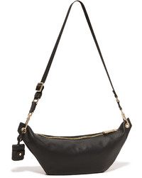 Черная кожаная поясная сумка от Furla