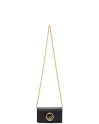 Черная кожаная поясная сумка от Fendi