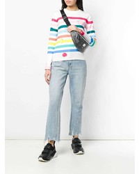 Черная кожаная поясная сумка от MCM