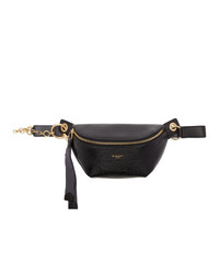 Черная кожаная поясная сумка от Givenchy