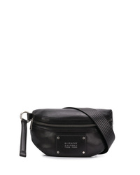 Мужская черная кожаная поясная сумка от Givenchy