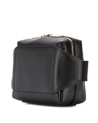 Мужская черная кожаная поясная сумка от Dolce & Gabbana