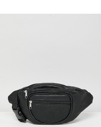 Черная кожаная поясная сумка от Reclaimed Vintage
