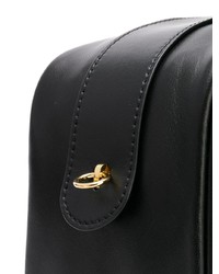 Черная кожаная поясная сумка от The Row