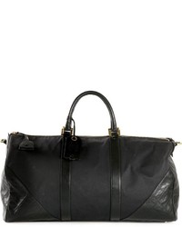 Женская черная кожаная спортивная сумка от Chanel