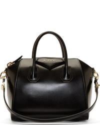 Женская черная кожаная спортивная сумка от Givenchy