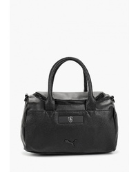 Женская черная кожаная спортивная сумка от Puma