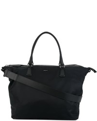 Женская черная кожаная спортивная сумка от Zanellato