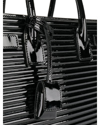 Черная кожаная стеганая большая сумка от Saint Laurent