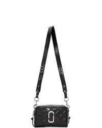 Черная кожаная стеганая сумка через плечо от Marc Jacobs