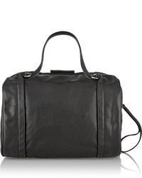 Черная кожаная стеганая сумка через плечо от Marc by Marc Jacobs