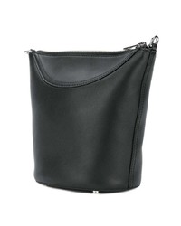 Черная кожаная сумка-мешок от Alexander Wang