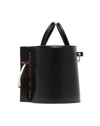 Черная кожаная сумка-мешок от Danse Lente