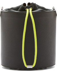 Черная кожаная сумка-мешок от Alexander Wang