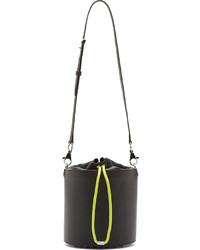 Черная кожаная сумка-мешок от Alexander Wang
