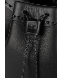 Черная кожаная сумка-мешок от Wendy Nichol