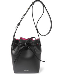 Черная кожаная сумка-мешок от Mansur Gavriel