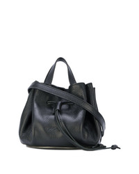 Черная кожаная сумка-мешок от Marsèll
