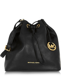 Черная кожаная сумка-мешок от MICHAEL Michael Kors