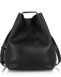 Черная кожаная сумка-мешок от 3.1 Phillip Lim