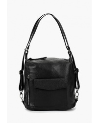 Черная кожаная сумка-мешок от Roberto Buono