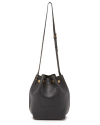 Черная кожаная сумка-мешок от Maiyet