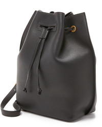 Черная кожаная сумка-мешок от Maiyet