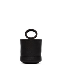 Черная кожаная сумка-мешок от Simon Miller