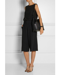 Черная кожаная сумка-мешок от The Row