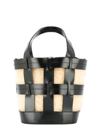 Черная кожаная сумка-мешок от Trademark