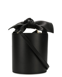Черная кожаная сумка-мешок от Ulla Johnson