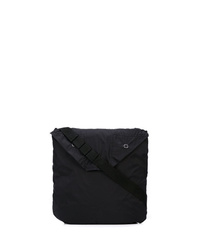 Черная кожаная сумка почтальона от Engineered Garments
