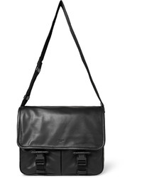 Черная кожаная сумка почтальона от Givenchy