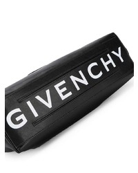 Черная кожаная сумка почтальона от Givenchy