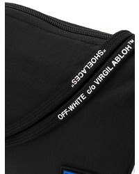 Черная кожаная сумка почтальона от Off-White