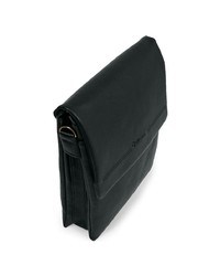 Черная кожаная сумка почтальона от Pellecon