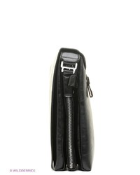 Черная кожаная сумка почтальона от WASCO