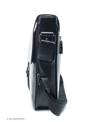 Черная кожаная сумка почтальона от WASCO