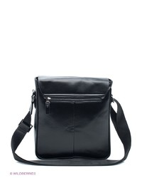 Черная кожаная сумка почтальона от WASCO