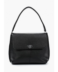 Черная кожаная сумка-саквояж от Alessandro Birutti