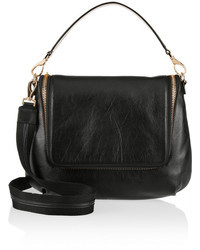 Черная кожаная сумка-саквояж от Anya Hindmarch