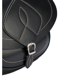Черная кожаная сумка-саквояж от Maison Margiela