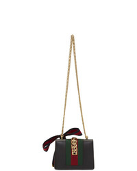 Черная кожаная сумка-саквояж от Gucci