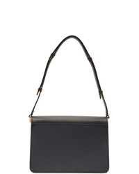 Черная кожаная сумка-саквояж от Marni