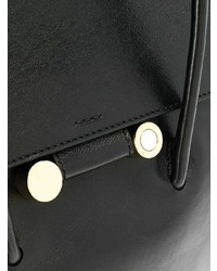 Черная кожаная сумка-саквояж от Marni