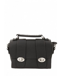 Черная кожаная сумка-саквояж от DDA