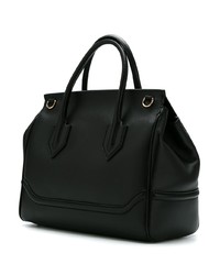 Черная кожаная сумка-саквояж от Versace