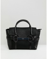 Черная кожаная сумка-саквояж от Fiorelli